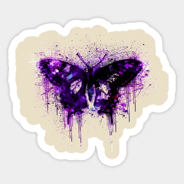 Butterfly Sticker by LebensART